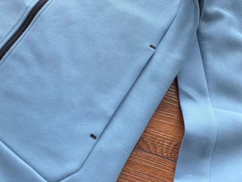 Sweat à capuche Nike Tech Fleece x Bleu clair
