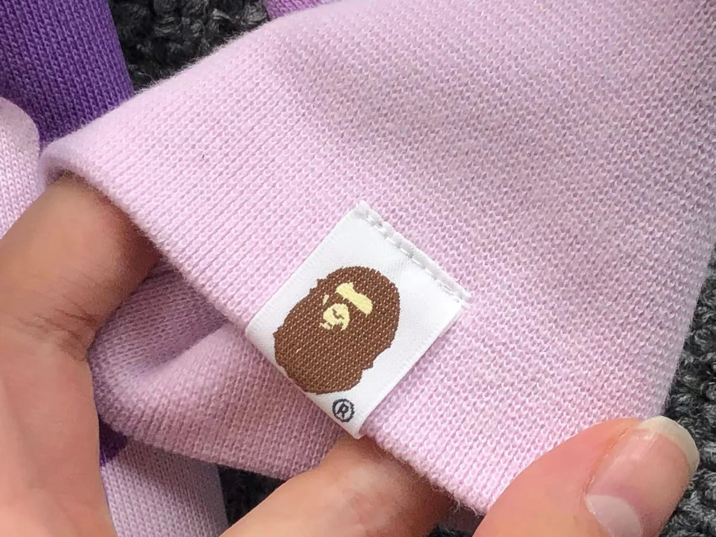 Sweat à capuche entièrement zippé BAPE COLOR CAMO VIOLET