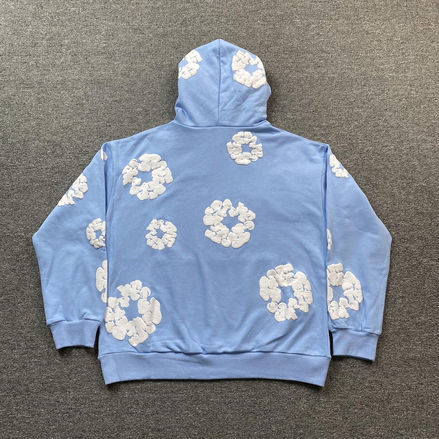 Sweat à capuche Denim Tears bleu baby