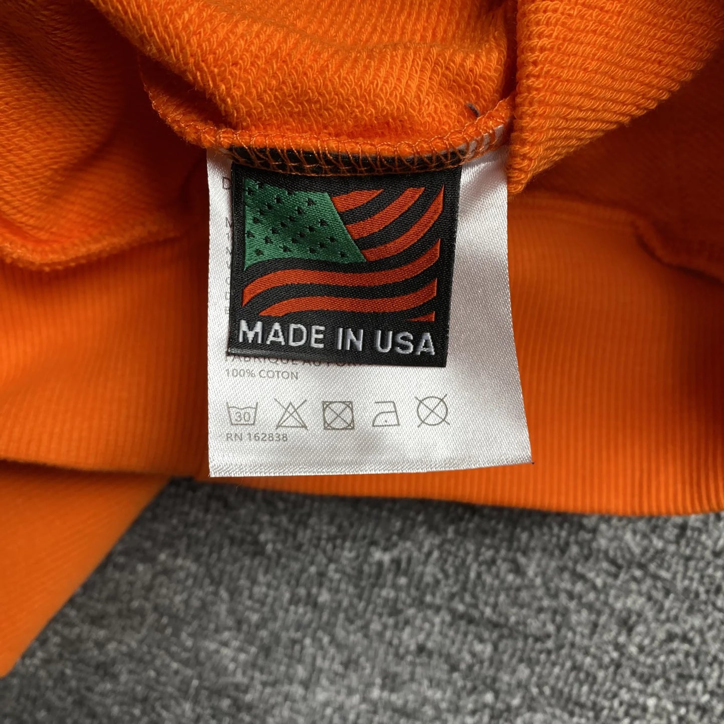 Sweat à capuche Denim Tears orange