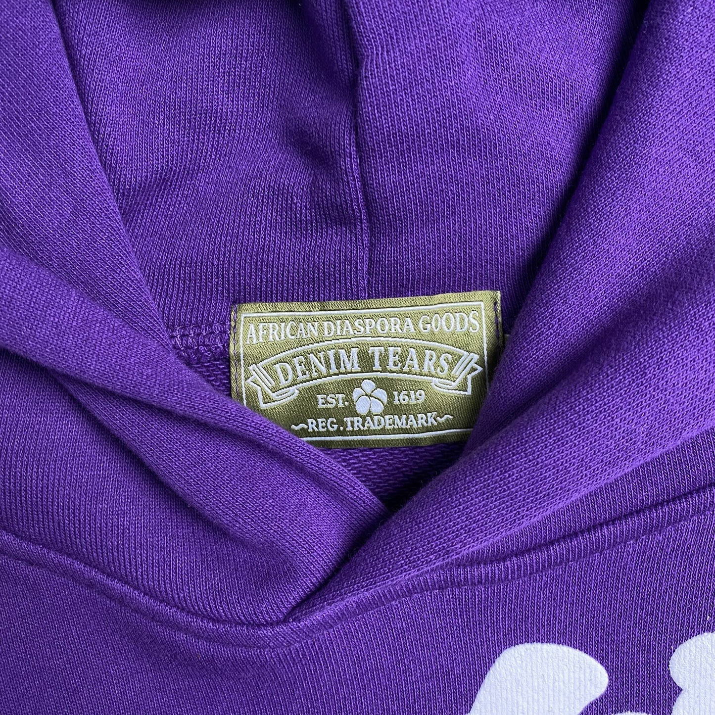 Sweat à capuche Denim Tears violet