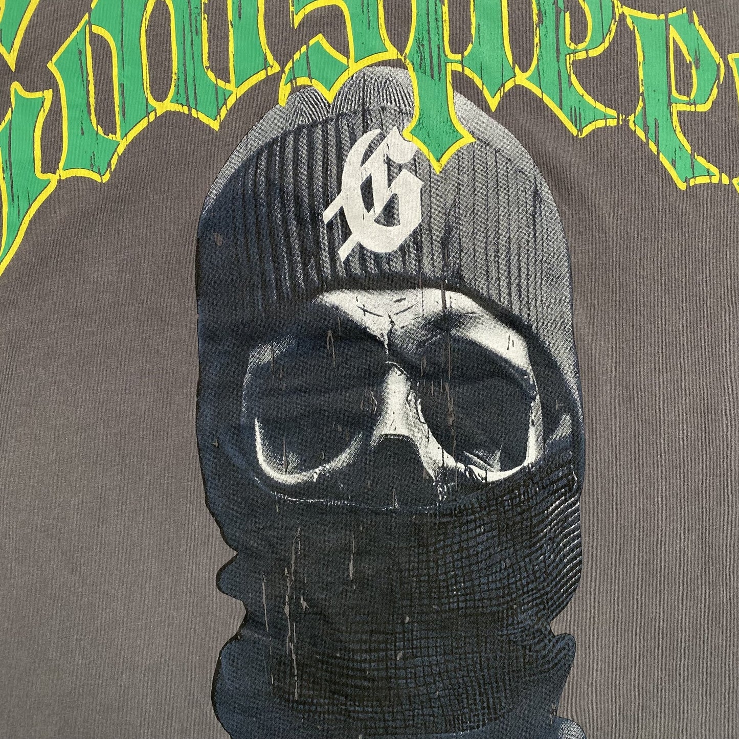 T-SHIRT GODSPEED BALACLAVA SZN GRIS DÉLAVÉ