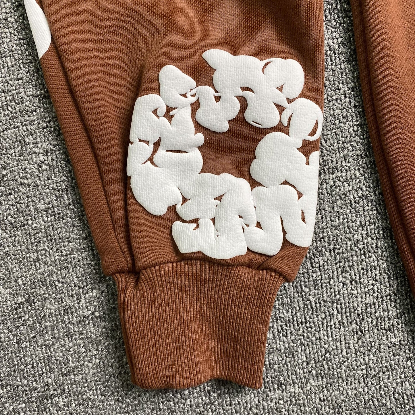 Sweat à capuche Denim Tears marron
