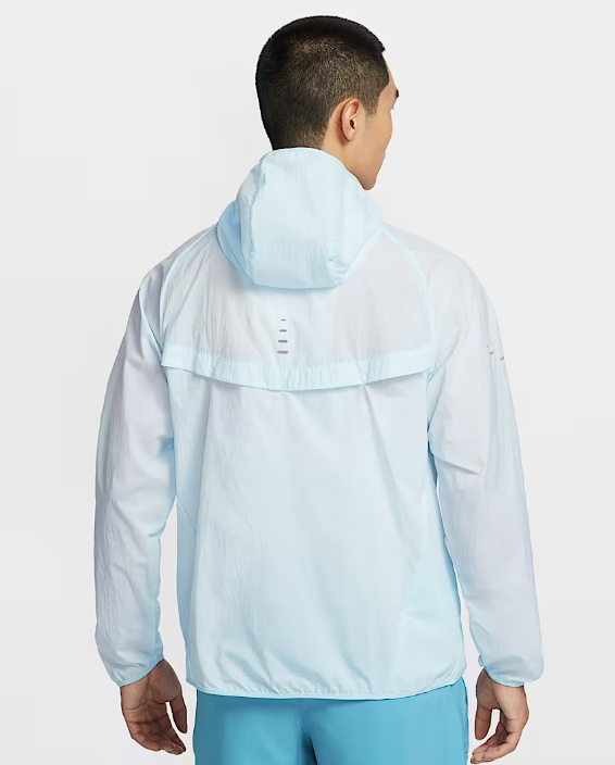VESTE NIKE IMPERMEABLE BLEU CLAIR