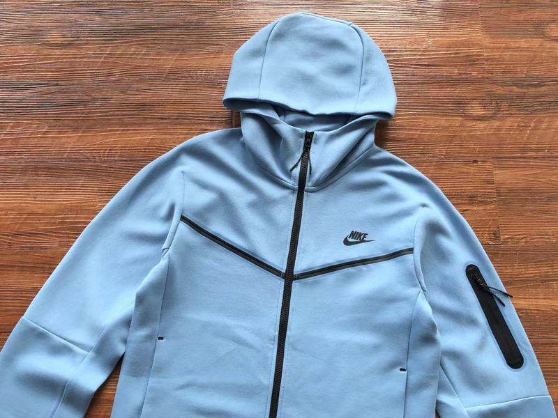 Sweat à capuche Nike Tech Fleece x Bleu clair