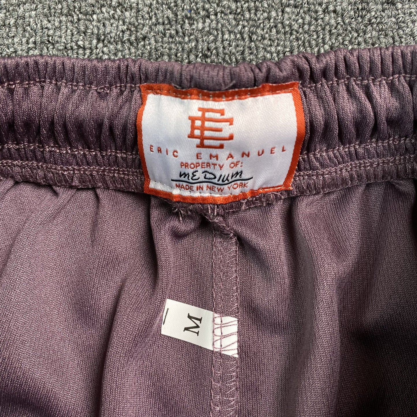 Short basique Eric Emanuel EE Vintage Violet/Jaune