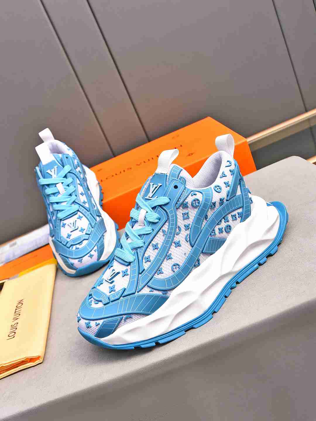 Sneaker LOUIS VUITTON BLANC BLEU
