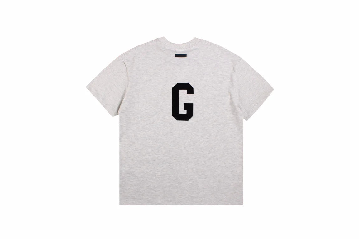 T-shirt « Fear of God » avec la lettre F (gris clair)