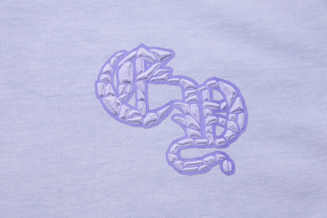 T-SHIRT AVEC LOGO FER À CHEVAL CHROME HEARTS BLEU CLAIR DÉLAVÉ