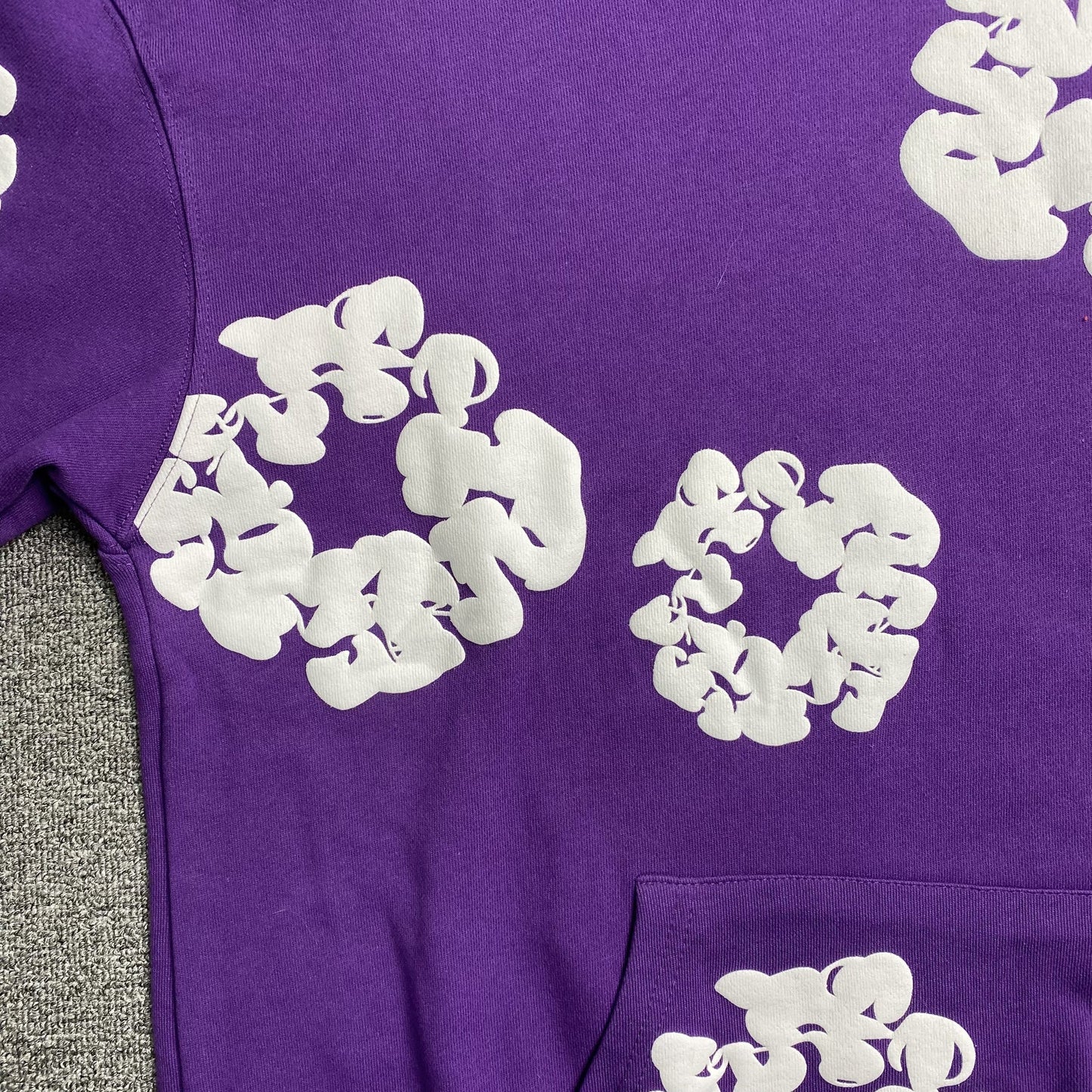 Sweat à capuche Denim Tears violet