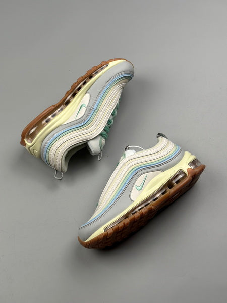 NIKE Air Max 97 "Enamel Vert Sail Worn Bleu"