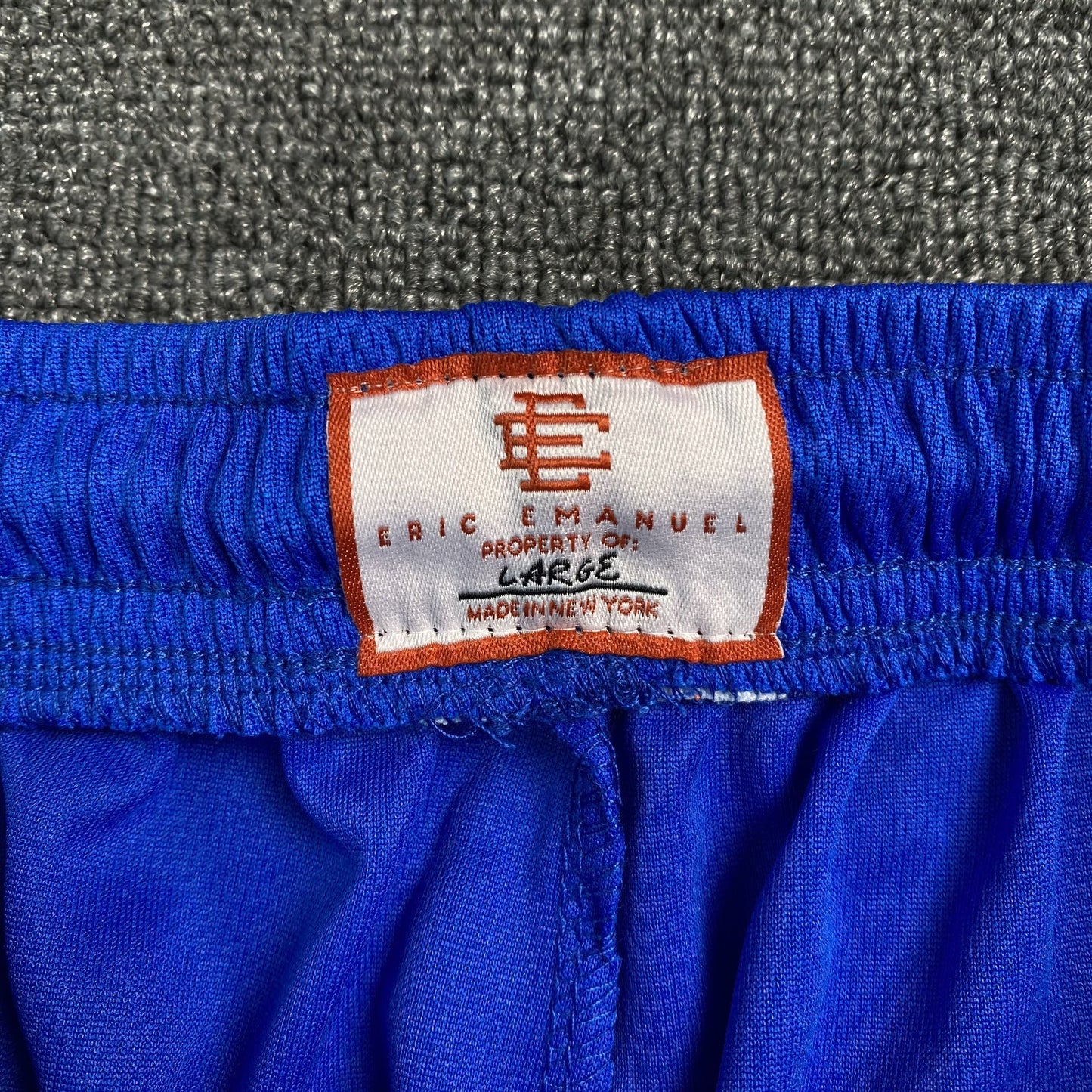 Short basique Eric Emanuel EE Bleu électrique/orange