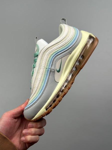 NIKE Air Max 97 "Enamel Vert Sail Worn Bleu"