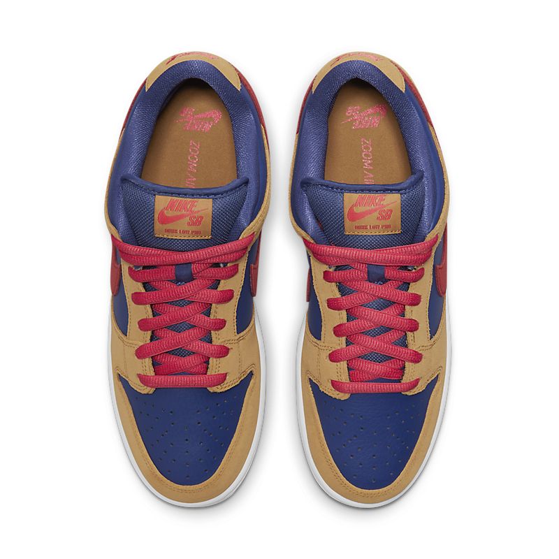 NIKE Dunk Low Wheat and Purple
