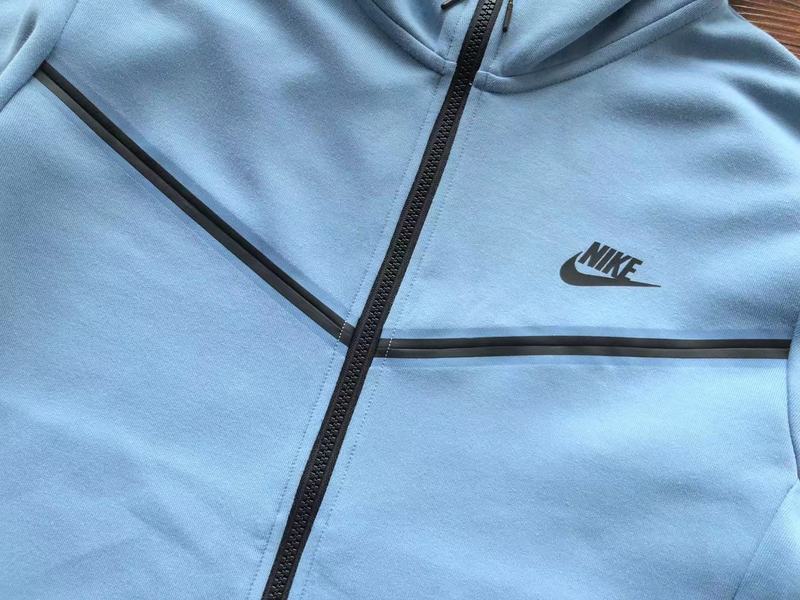 Sweat à capuche Nike Tech Fleece x Bleu clair