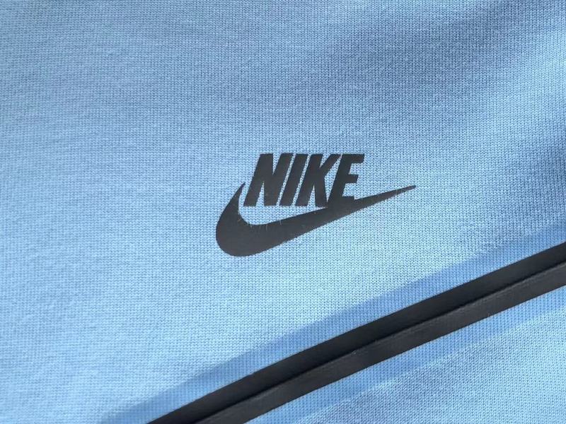 Sweat à capuche Nike Tech Fleece x Bleu clair