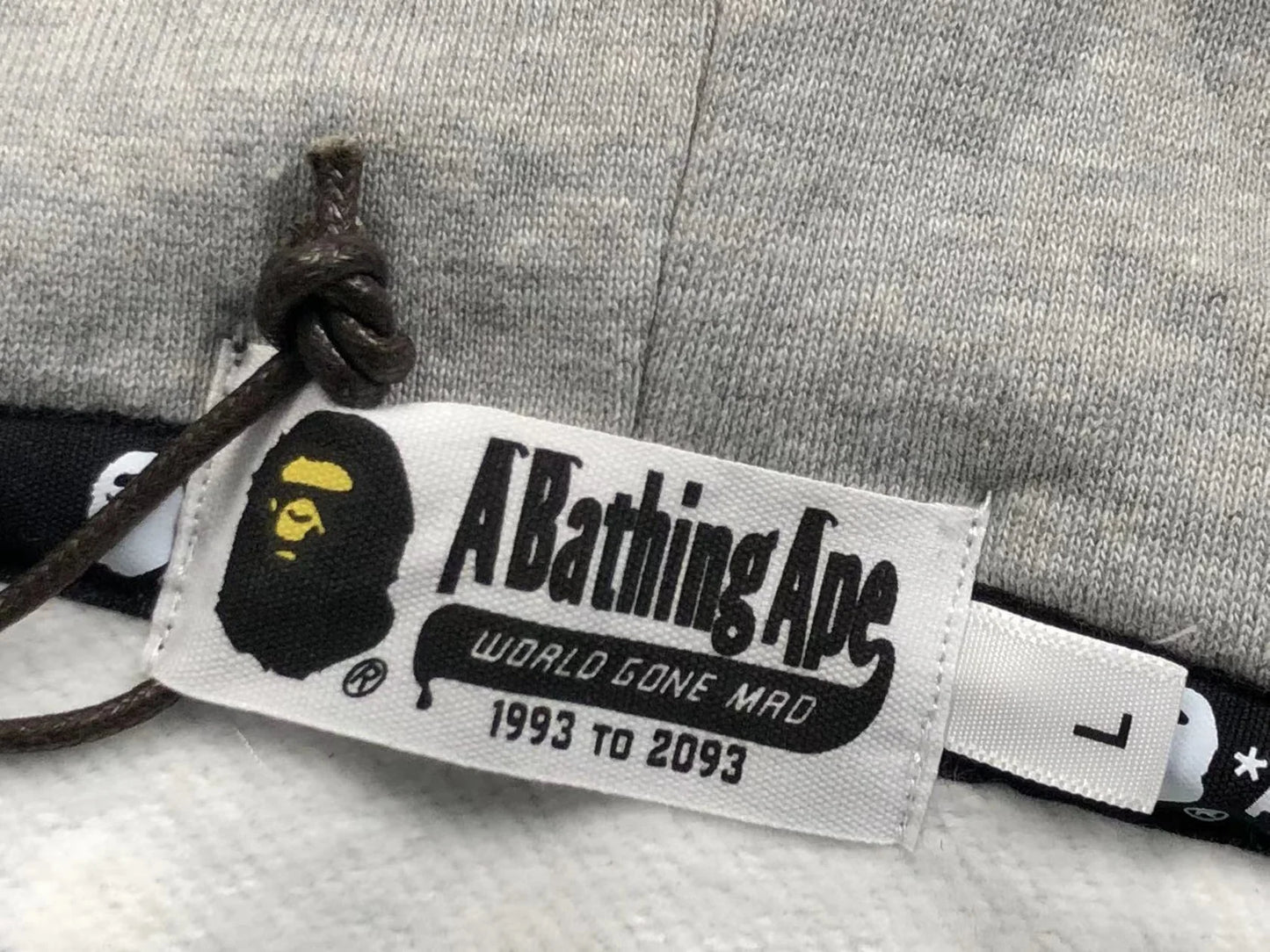 Sweat à capuche zippé BAPE SPACE CAMO DOUBLE SHARK NOIR