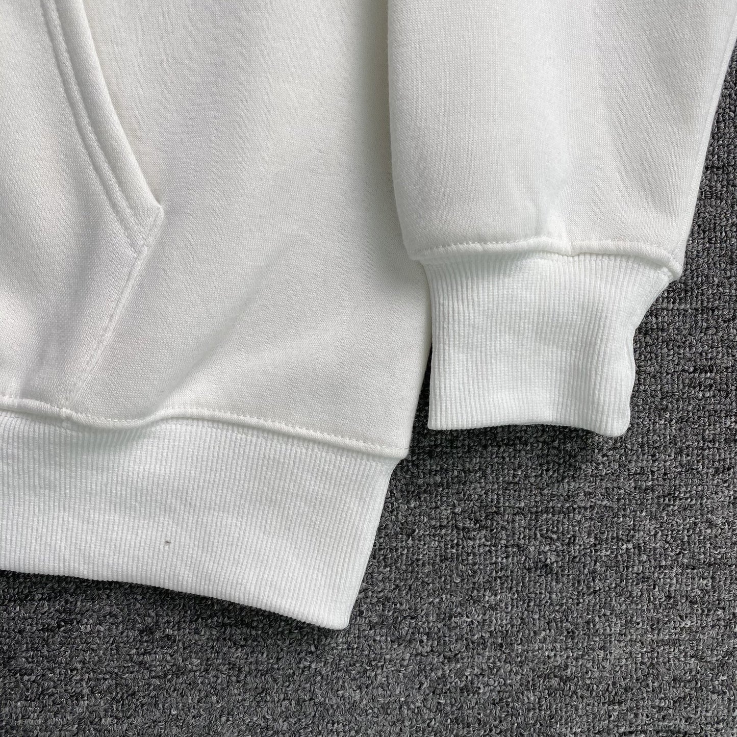 Sweat à capuche avec logo Syna World Hood blanc