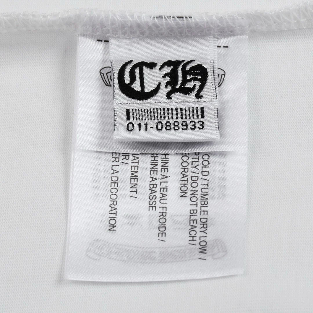 T-SHIRT CHROME HEARTS CROIX NOIRE BLANC