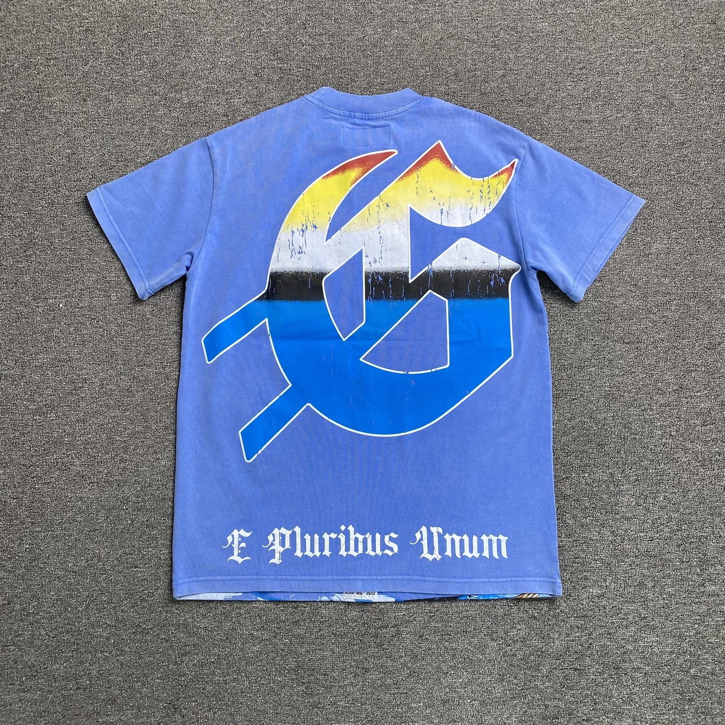 T-SHIRT GODSPEED ARTIFICIAL LOVE BLEU DÉLAVÉ