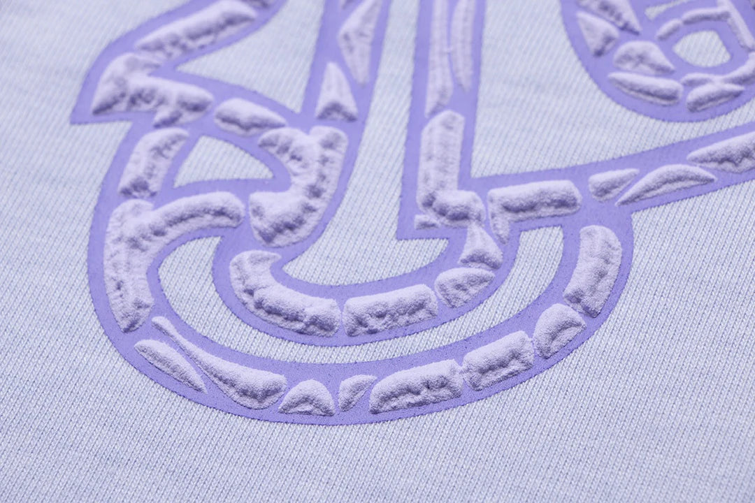 T-SHIRT AVEC LOGO FER À CHEVAL CHROME HEARTS BLEU CLAIR DÉLAVÉ