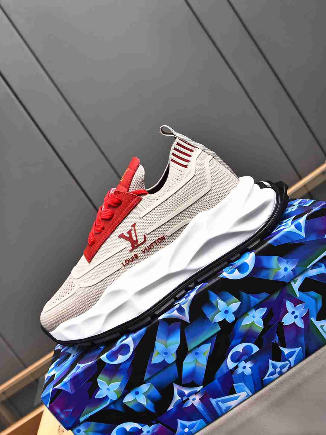 Sneaker LOUIS VUITTON BEIGE ROUGE