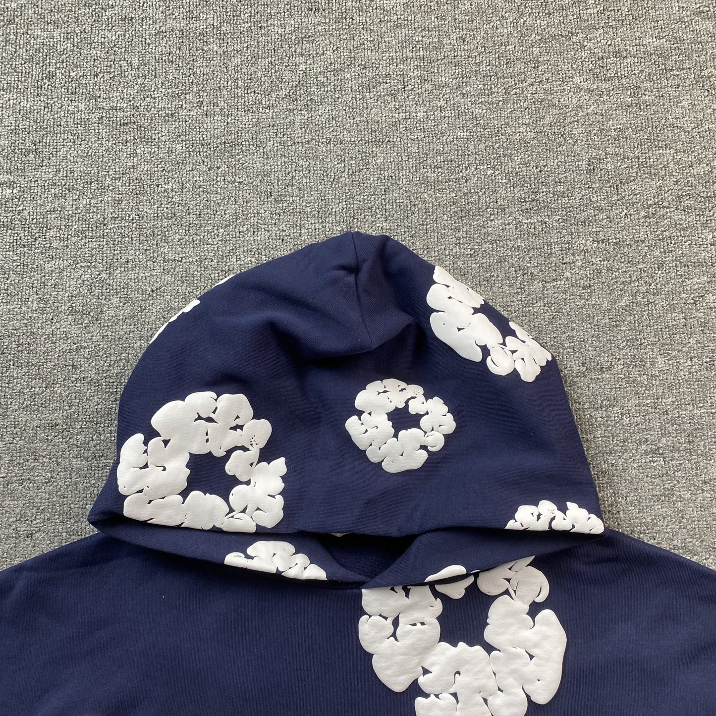 Sweat à capuche Denim Tears bleu marine