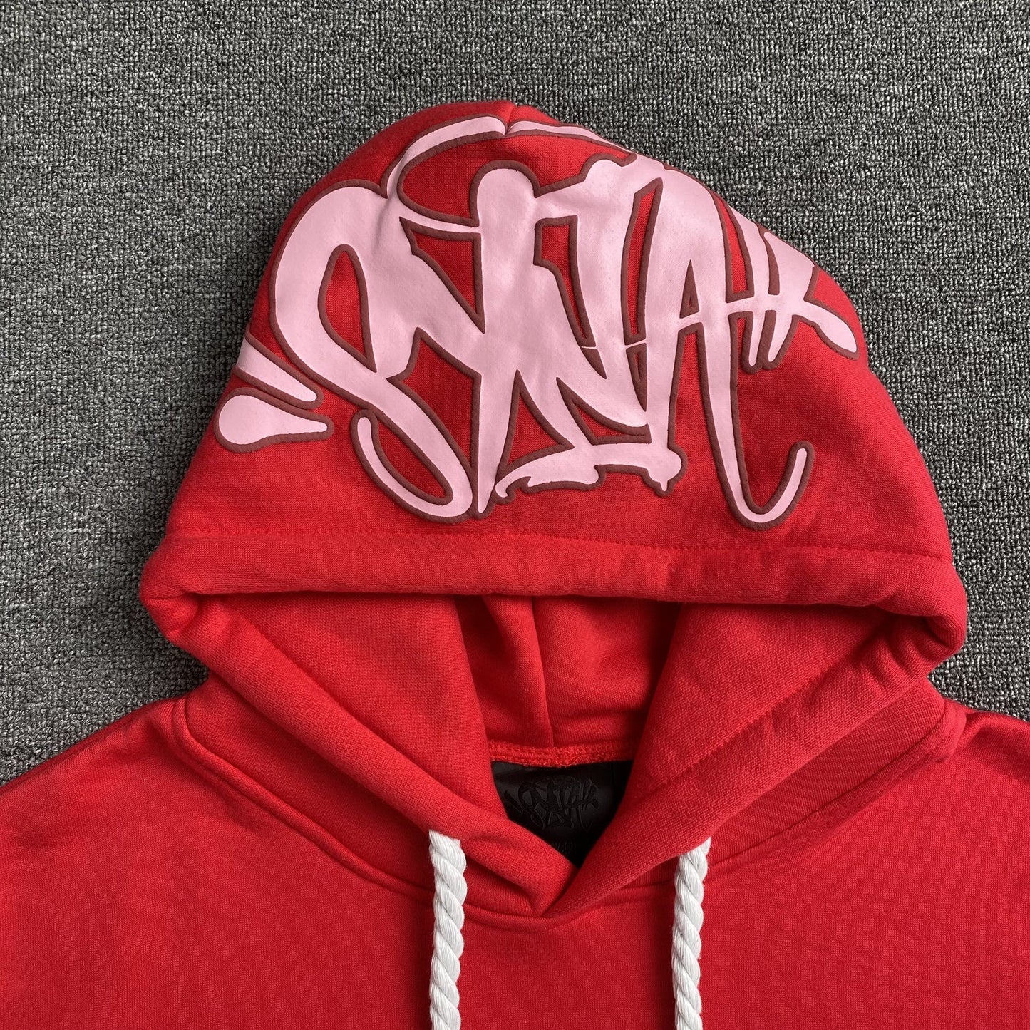 Sweat à capuche avec logo Syna World Hood rouge
