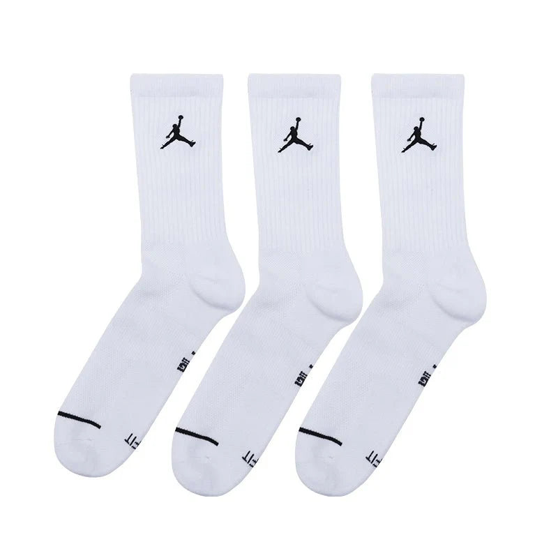 Lot de 3 paires de chaussettes Jordan BLANC Basketball Elite
