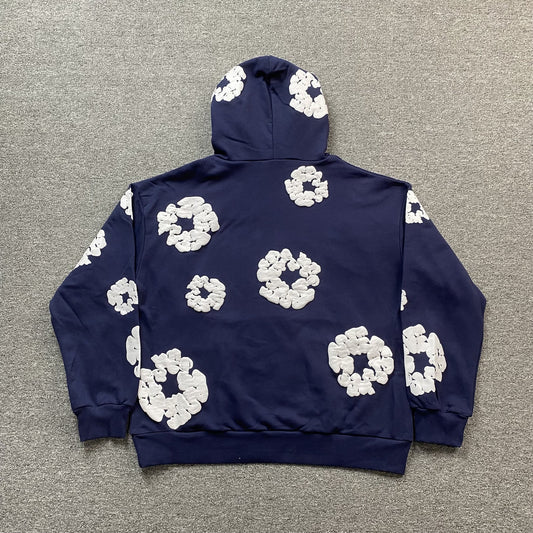 Sweat à capuche Denim Tears bleu marine