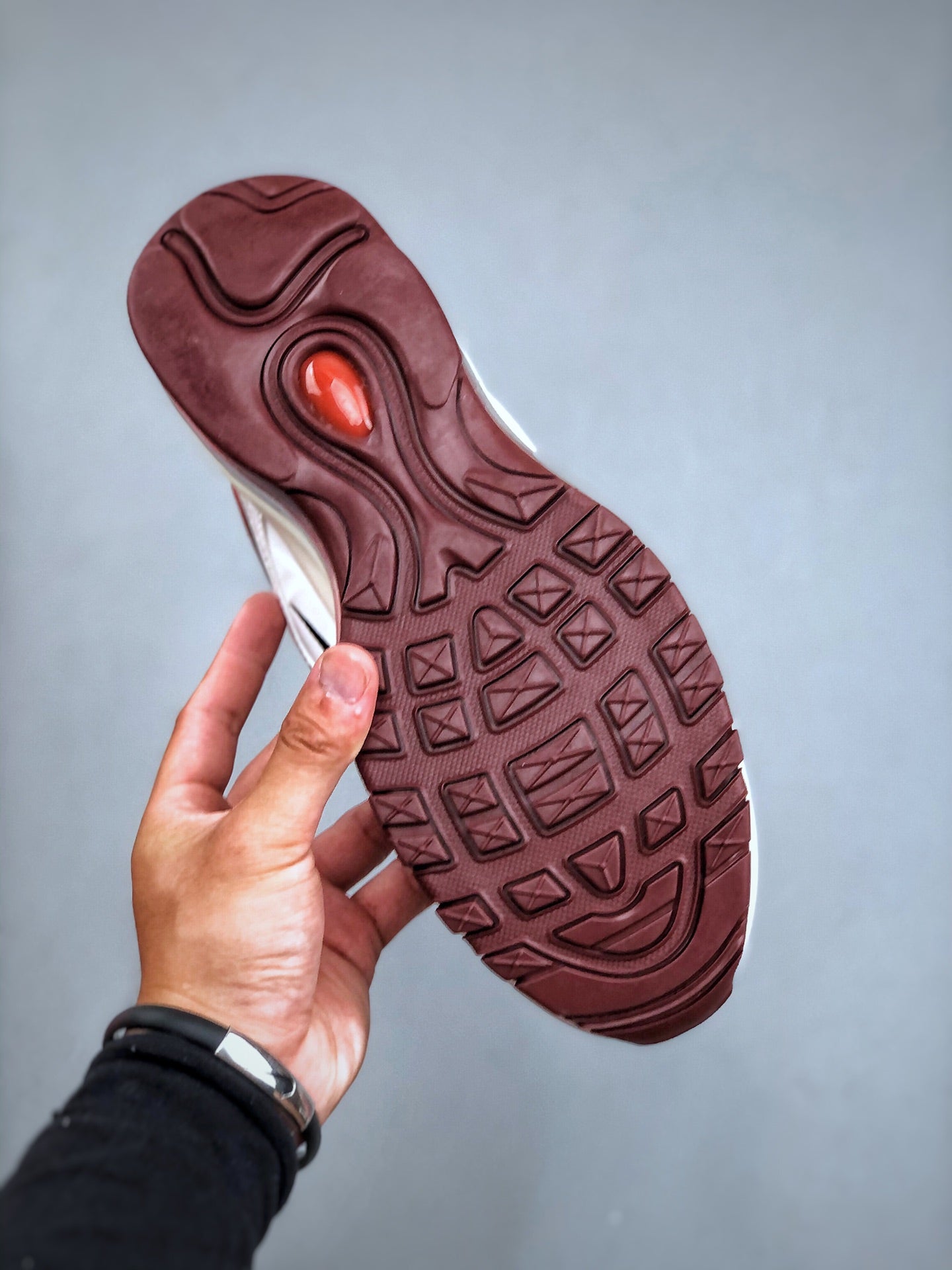 NIKE Air Max 97 "White/Dune Red"