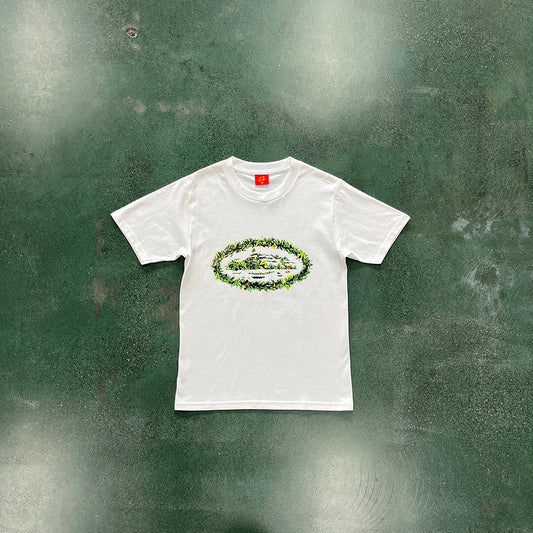 T-SHIRT ROND CORTEIZ GRASS BLANC