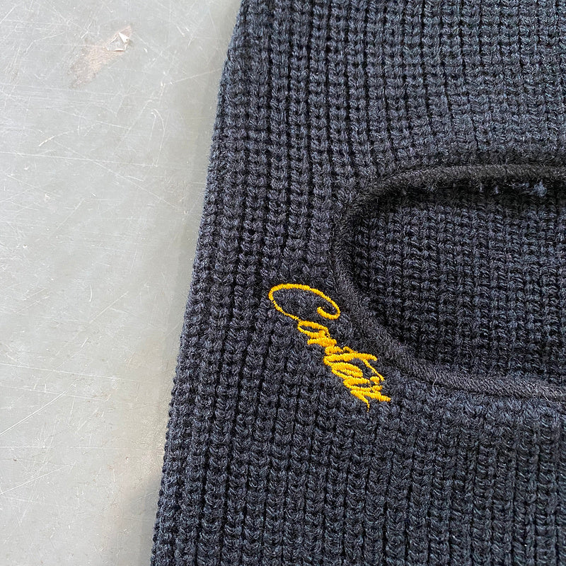 CAGOULE EN TRICOT CORTEIZ NOIR JAUNE