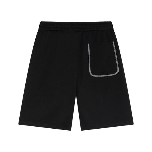SHORT BRODERIE BLANC CHROME HEARTS NOIR