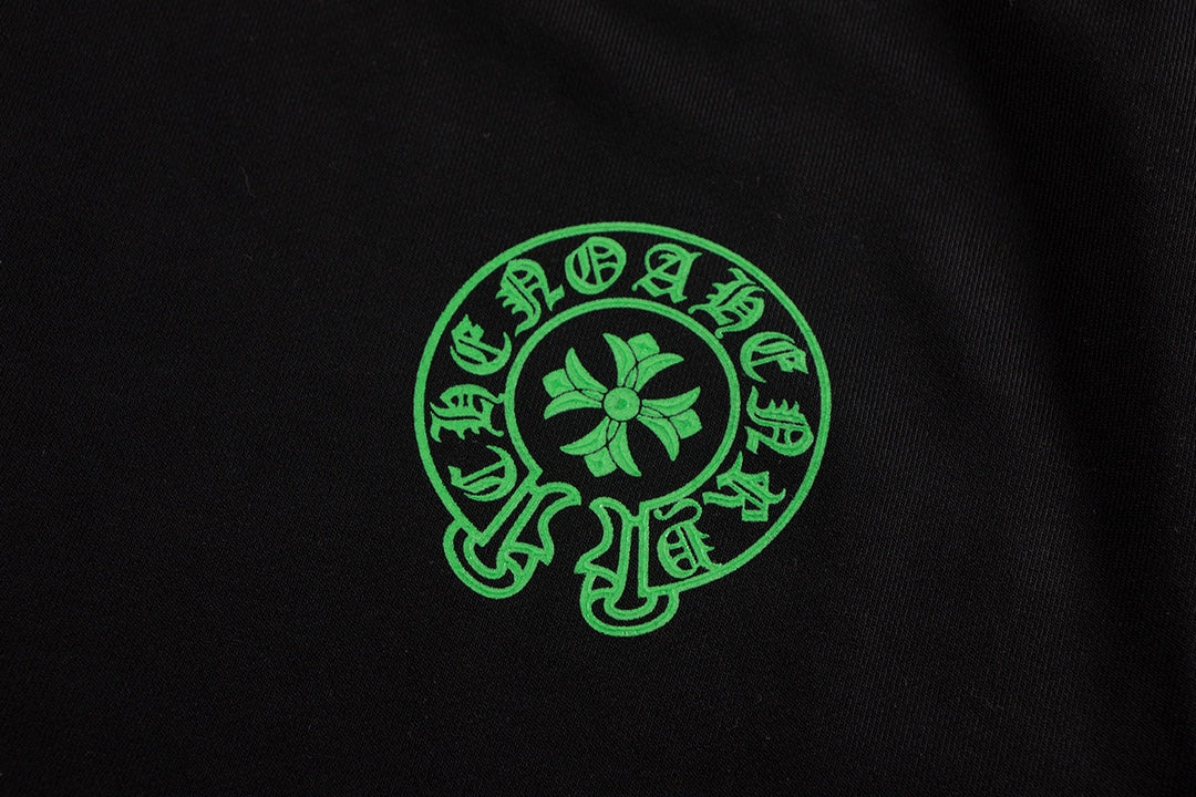 CHROME HEARTS VERT HORSE SHOE LOGO SWEATSHIRT NOIR