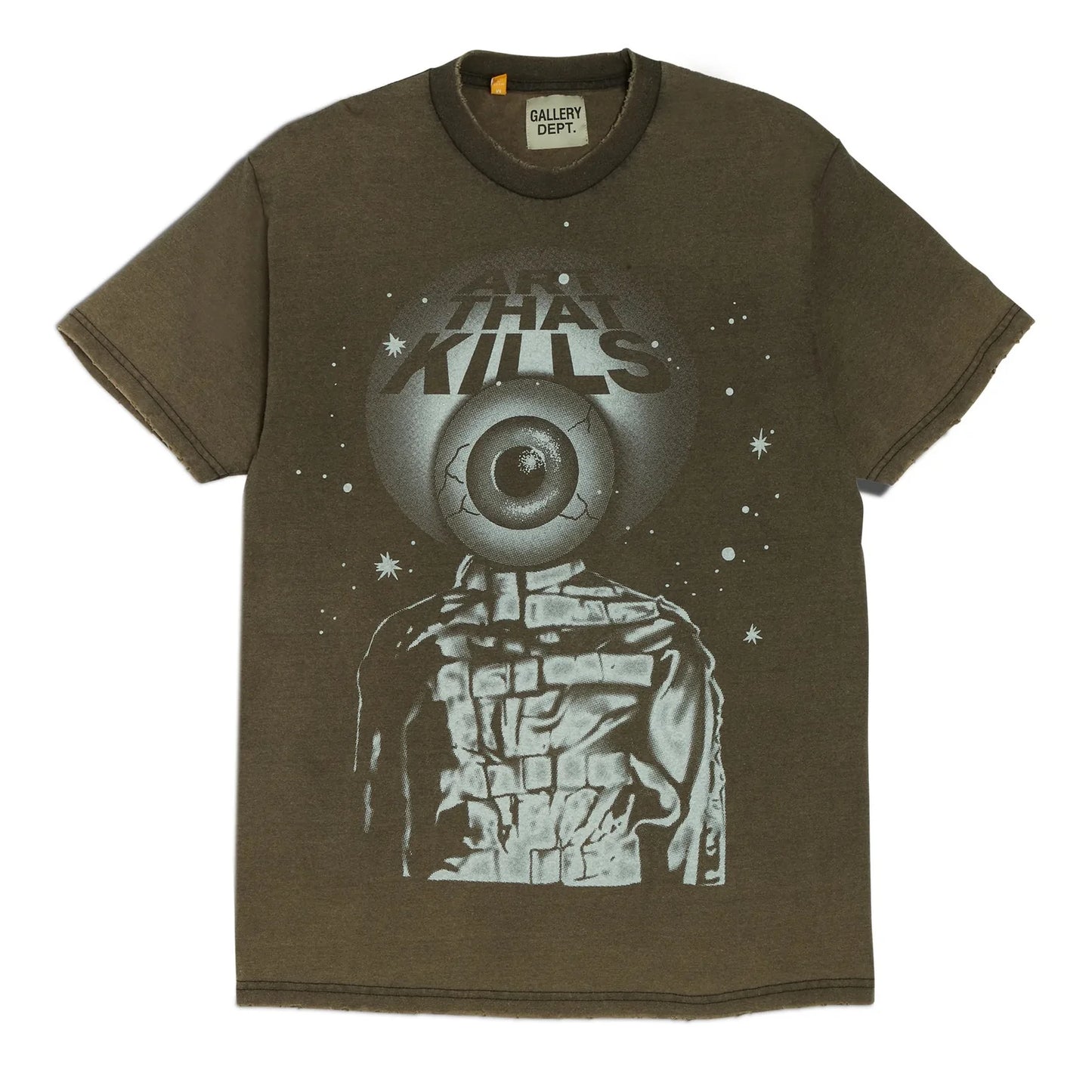 T-SHIRT MARRON DÉPARTEMENT GALERIE « L'ART QUI TUE » Rod Tee
