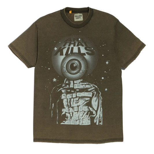 T-SHIRT MARRON DÉPARTEMENT GALERIE « L'ART QUI TUE » Rod Tee