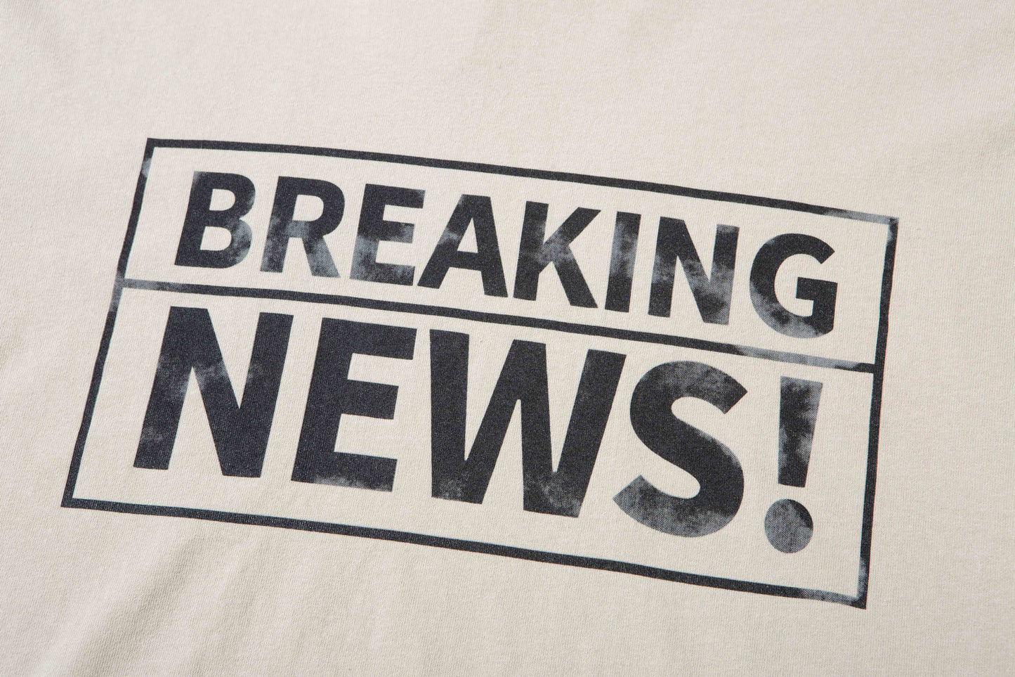 T-shirt BEIGE Gallery Dept Breaking News Tee