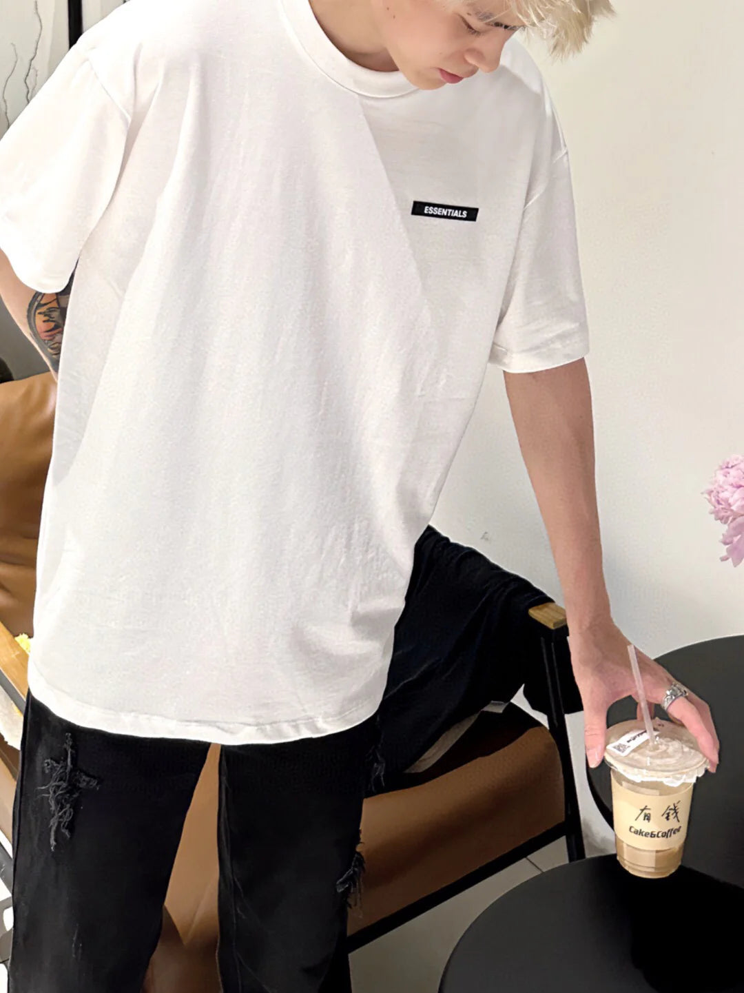 T-shirt avec logo Fear of God Essentials