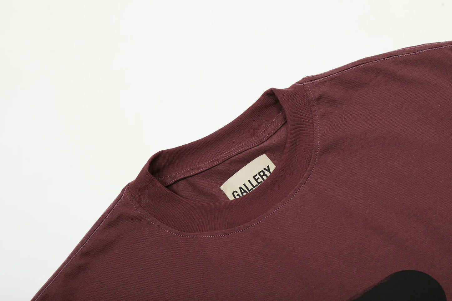 T SHIRT ROUGE BORDEAU GALLERY DEPT