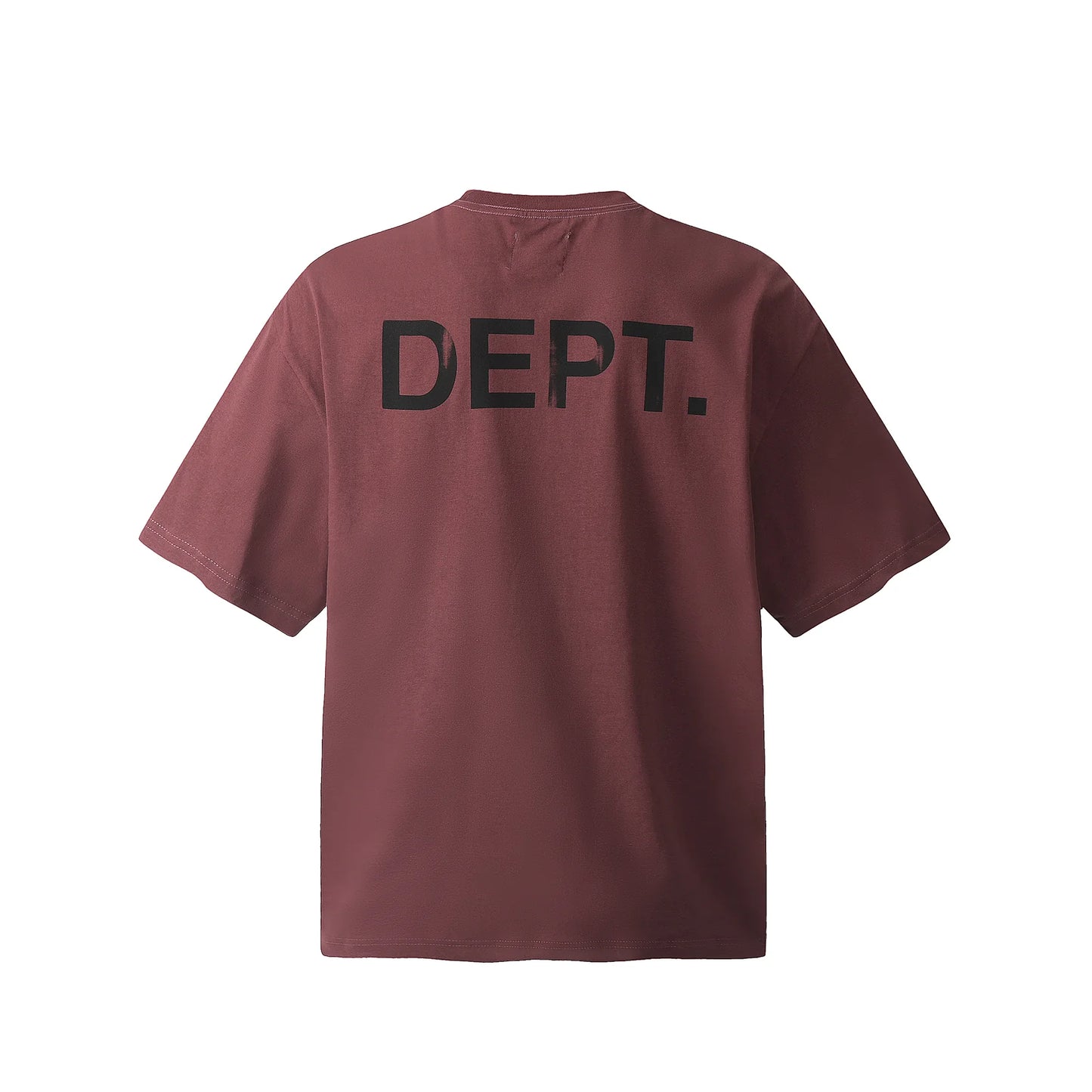 T SHIRT ROUGE BORDEAU GALLERY DEPT