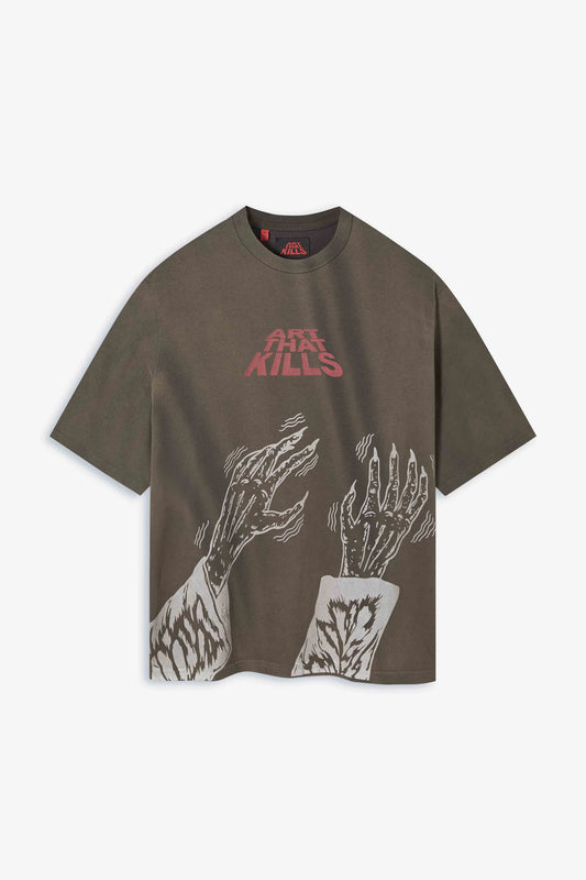 T-shirt MARRON GALLERY DEPT ATK ZOMBIE