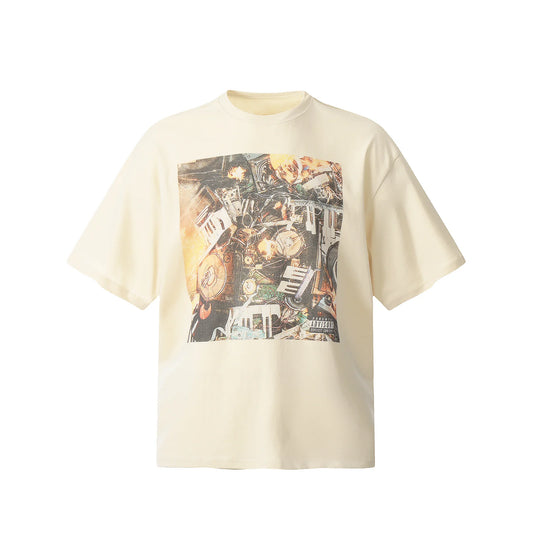 T SHIRT BEIGE GALLERY DEPT