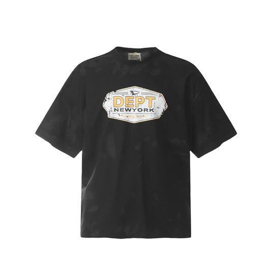 T SHIRT NOIR GALLERY DEPT