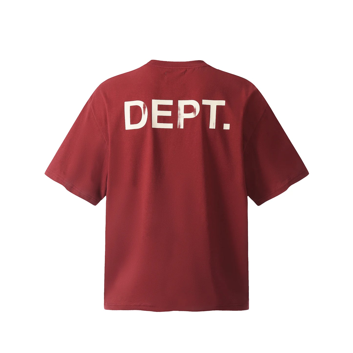 T SHIRT ROUGE GALLERY DEPT 24ss