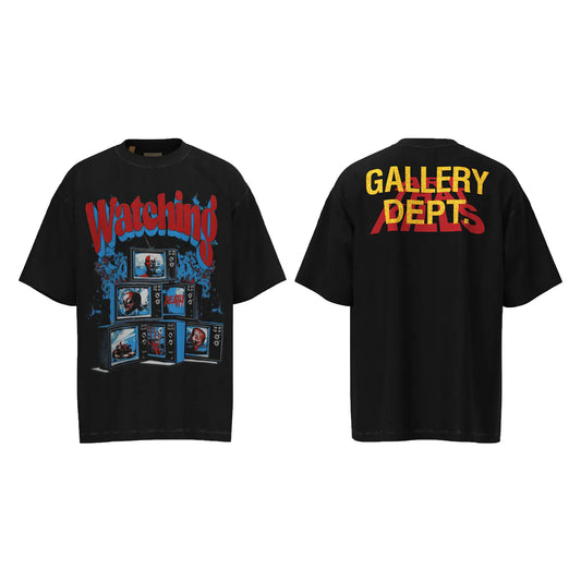 T-SHIRT NOIR DÉPARTEMENT GALERIE