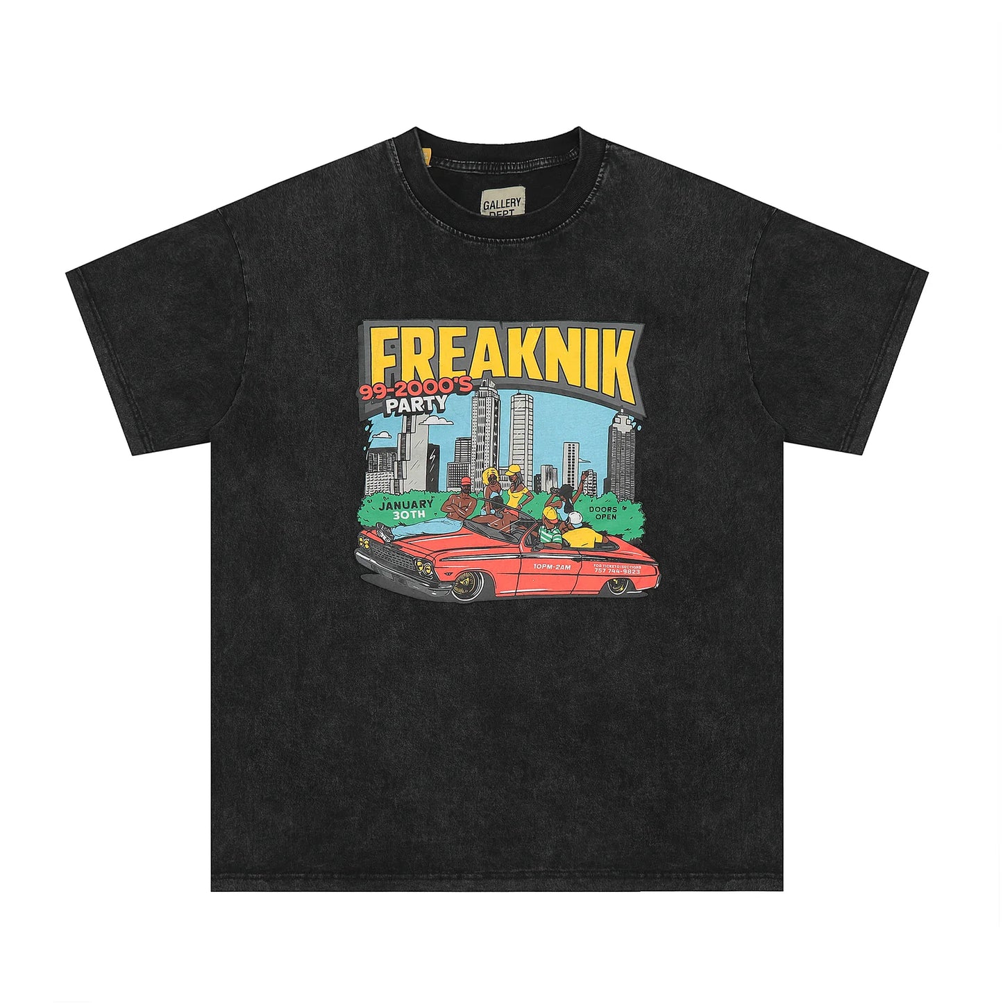 T-shirt NOIR GALLERY DEPT