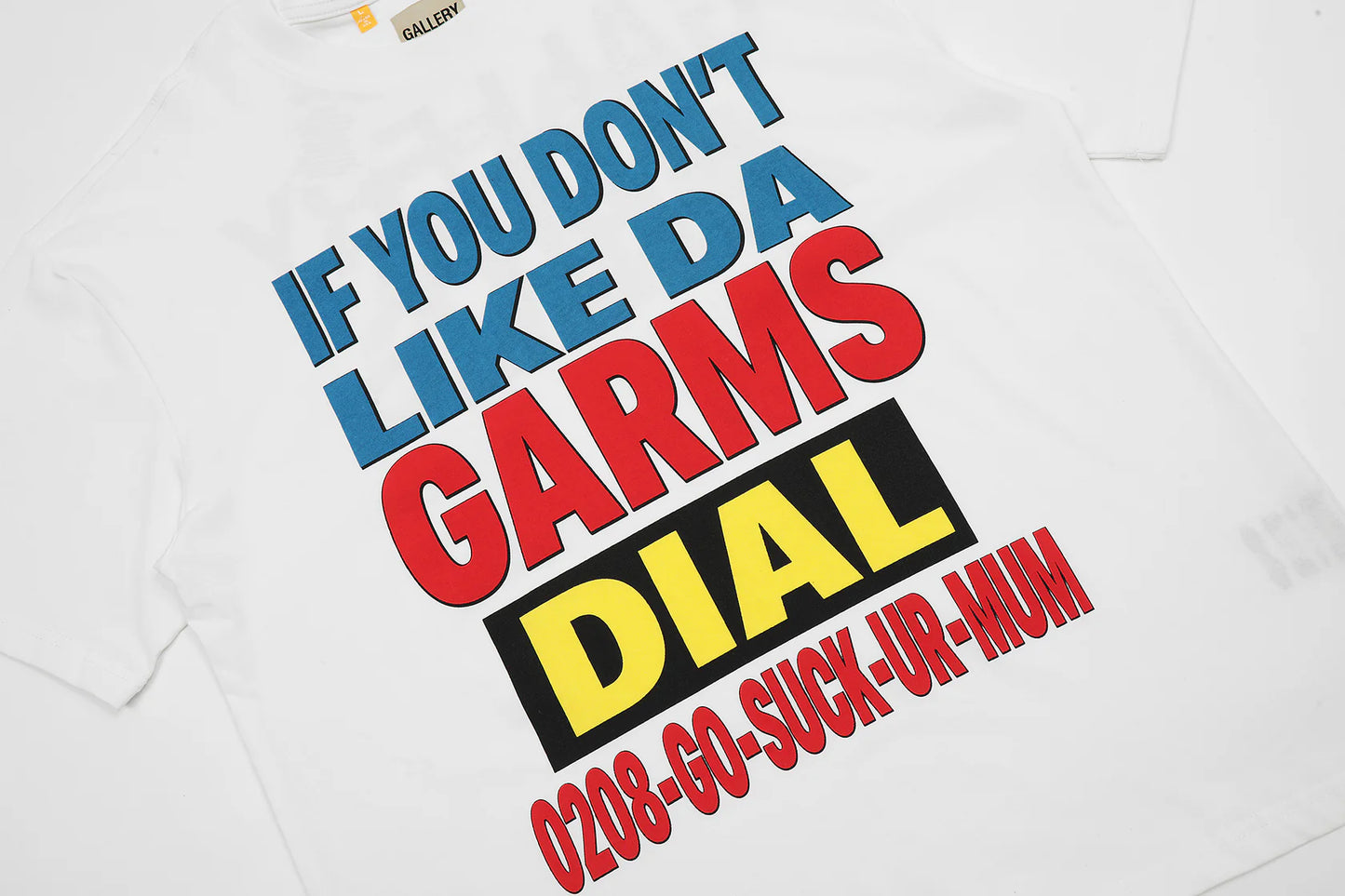 T SHIRT BLANC GALLERY DEPT