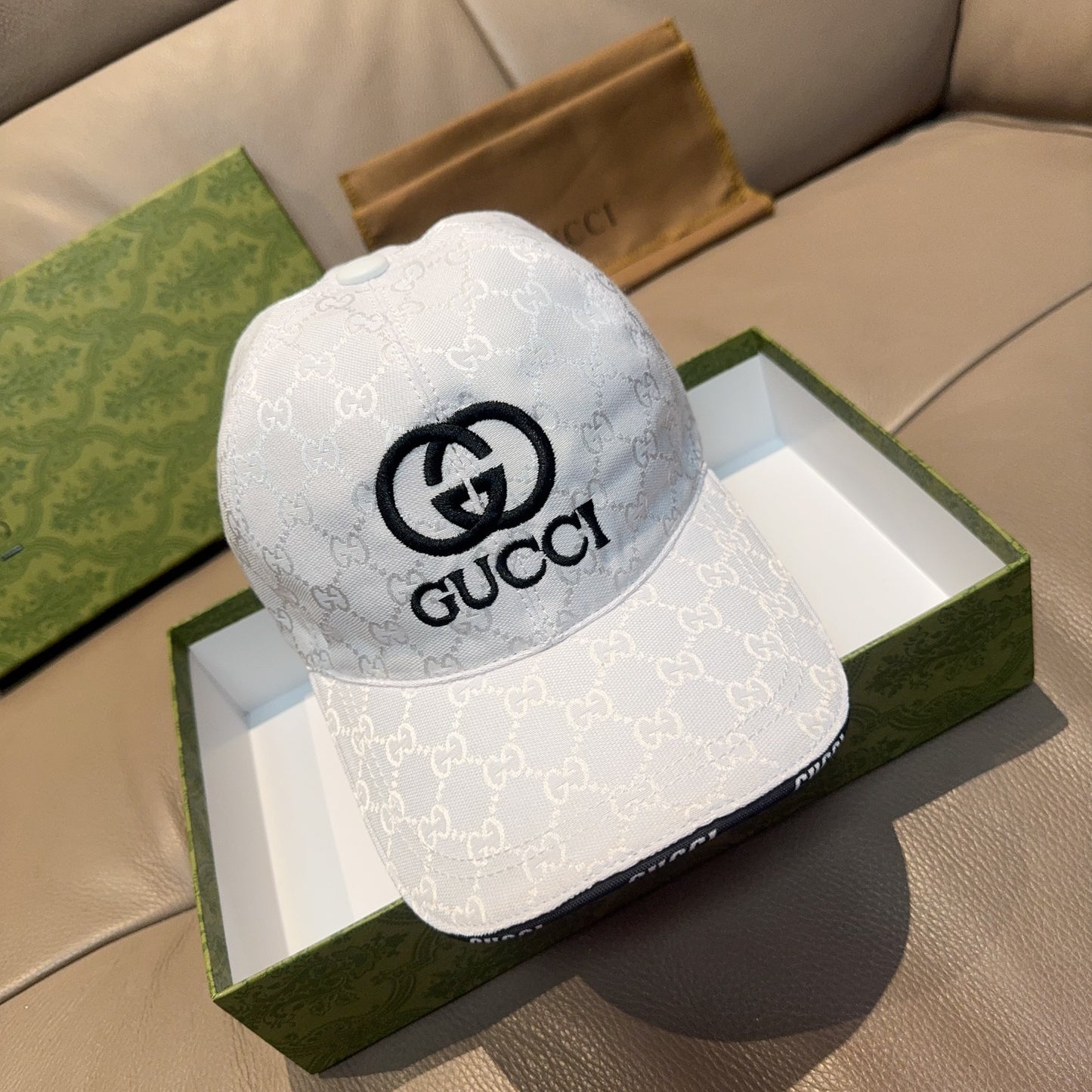 CASQUETTE GUCCI BLANCHE