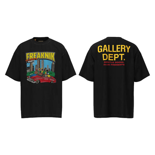 T-shirt NOIR GALLERY DEPT